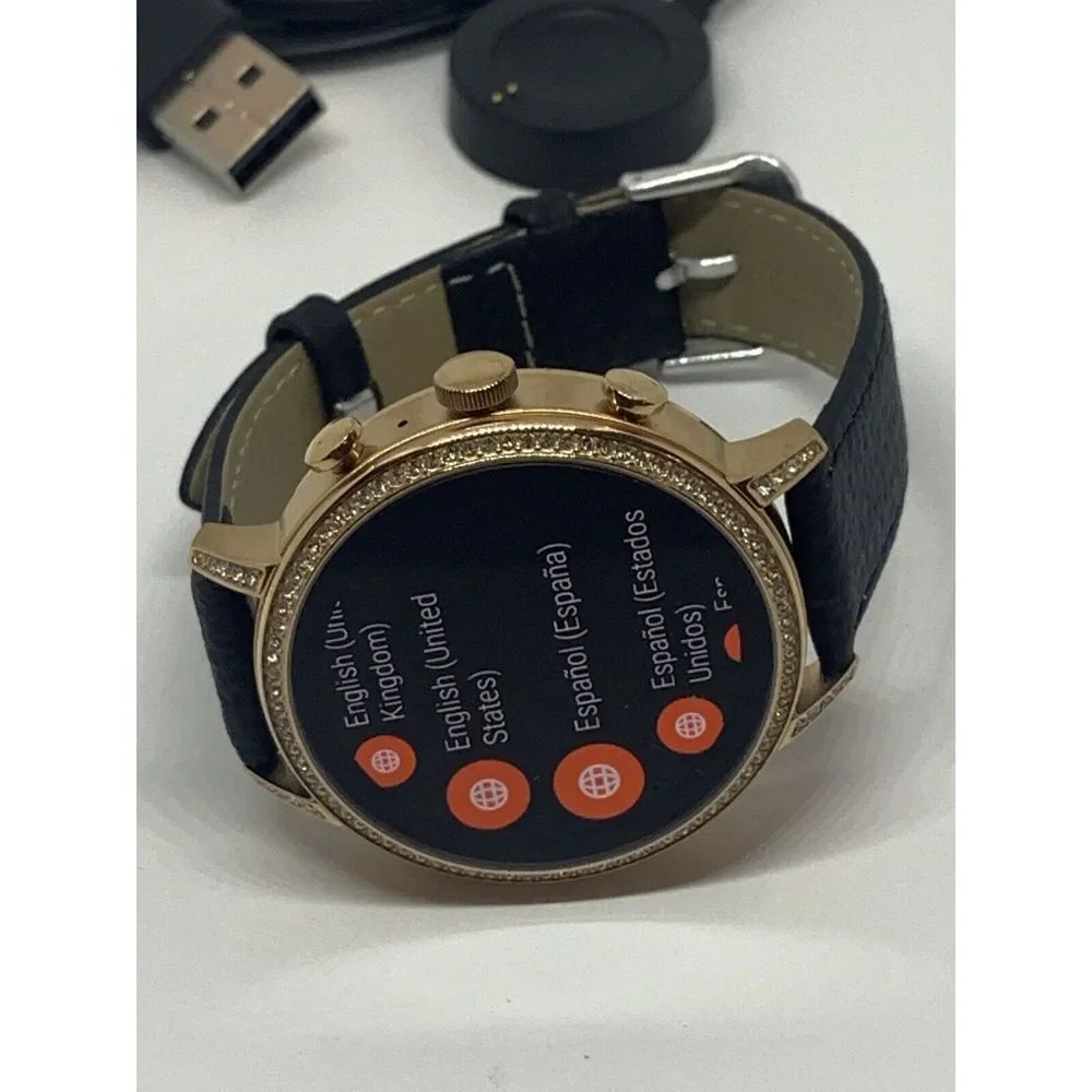 Fossil Gen 4 Authentic Digital Dial Smart Watch Custom Band FTW6011 QT481